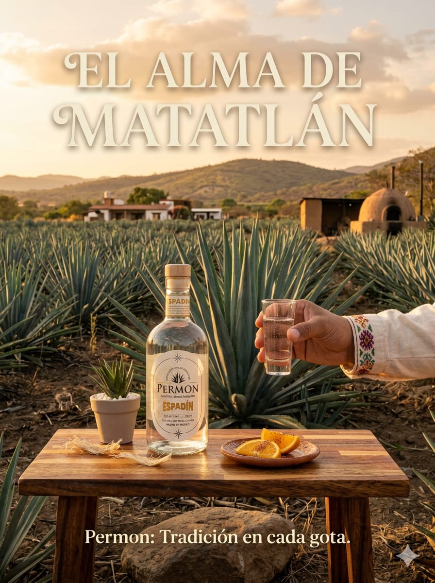 PERMON en un campo de agaves de Matatlán